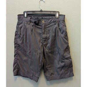 Prana Men’s Cargo Shorts Hiking Zion Packable lightweight Gray Size 30